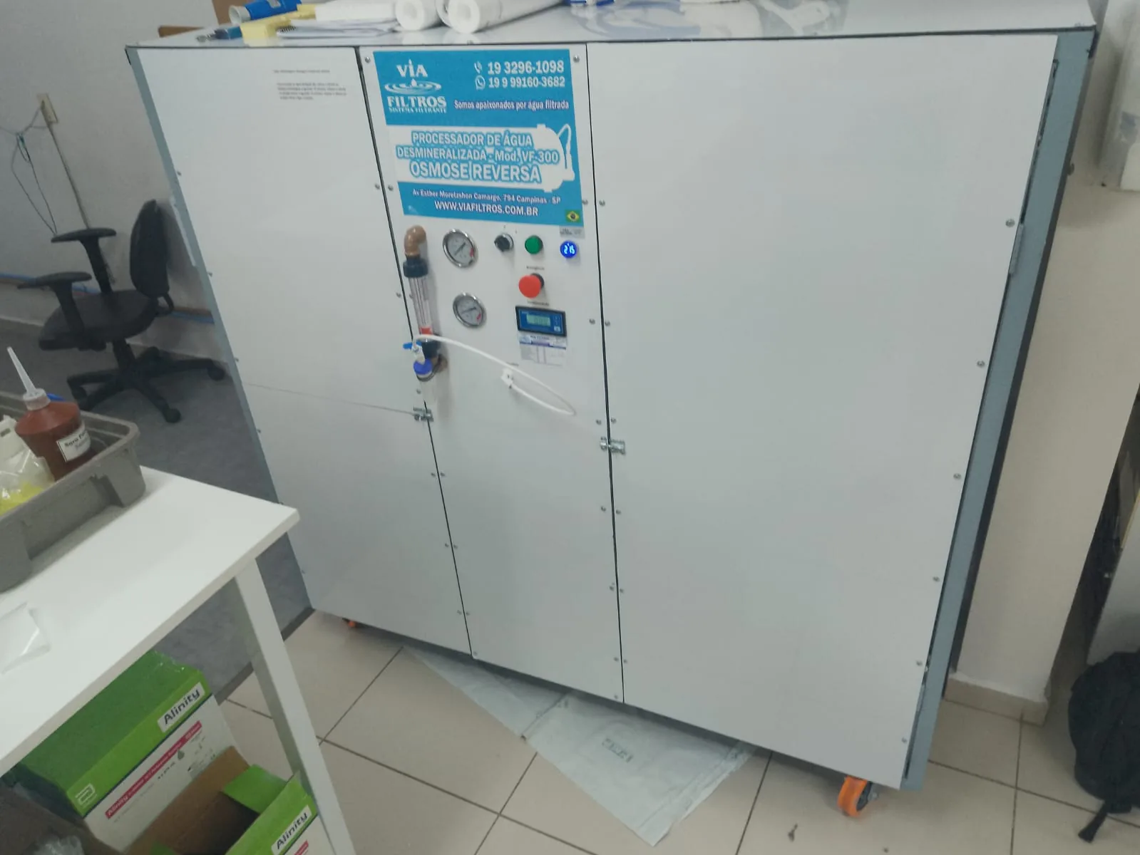 Equipamento Via Puroá instalado